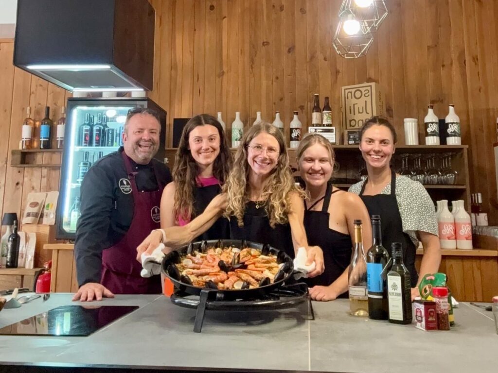Spanish cooking class Mallorca – Paella and Tapas at Culinary Lab